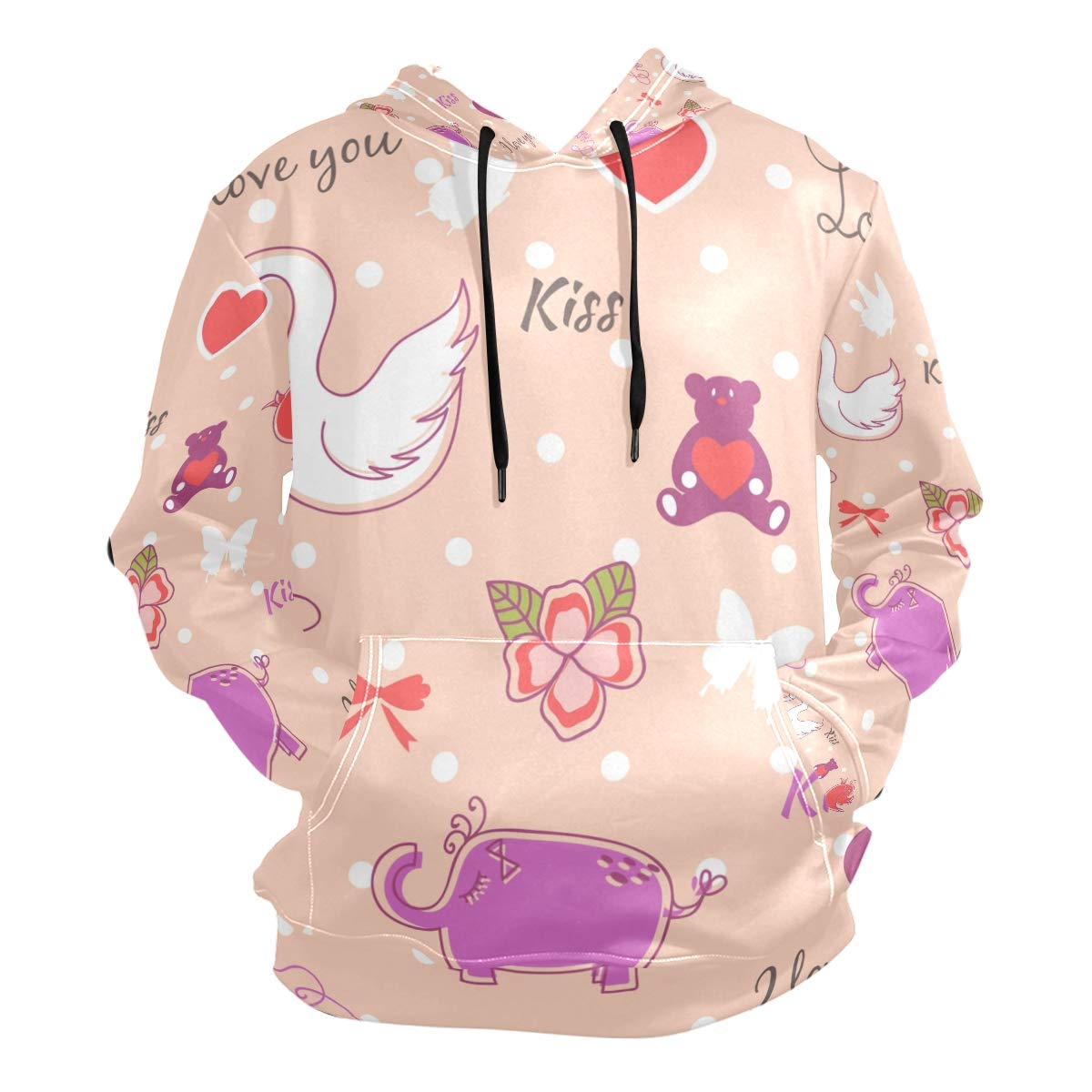 3D Printed Animal Art Hoodies for Men, Women & Kids - Athletic Pullover Sweatshirt with Comfortable Health Fabric - Perfect for Gym, Running & Casual Wear