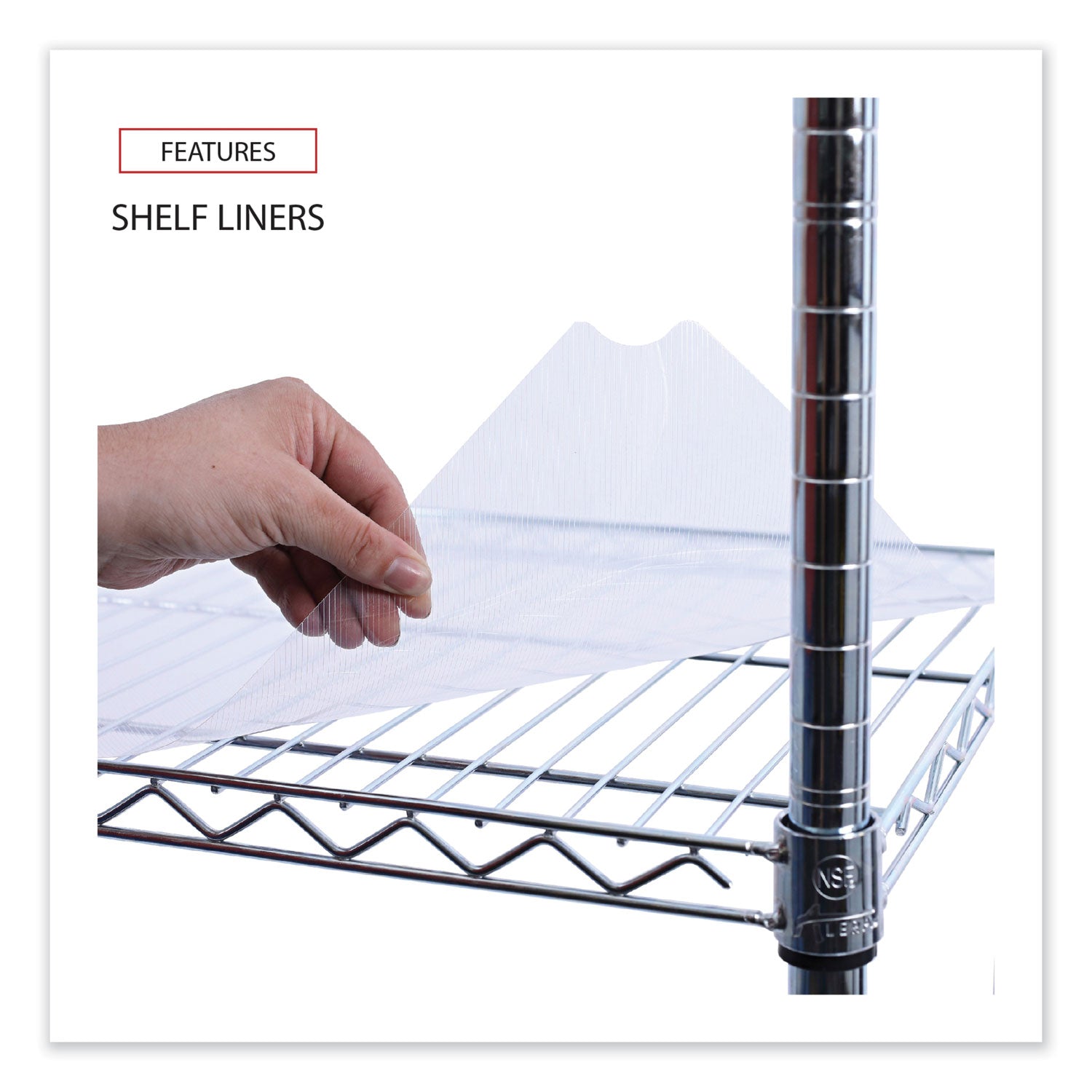 Alera® 3-Shelf Wire Utility Cart with Removable Liners - Heavy Duty Metal Shelving Unit, 600 lb Capacity, 34.21