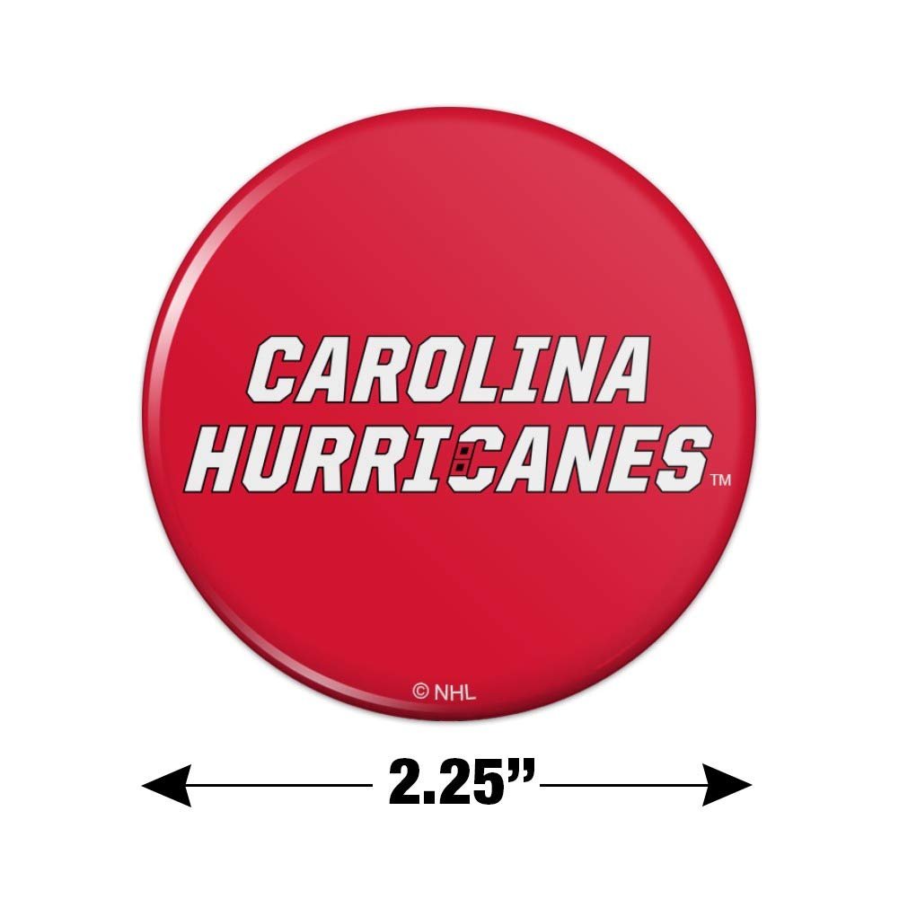 Carolina Hurricanes NHL Logo Refrigerator Magnet - Strong Kitchen & Locker Decorative Button Magnet for Fans, Sports Decor, Office & Home Use