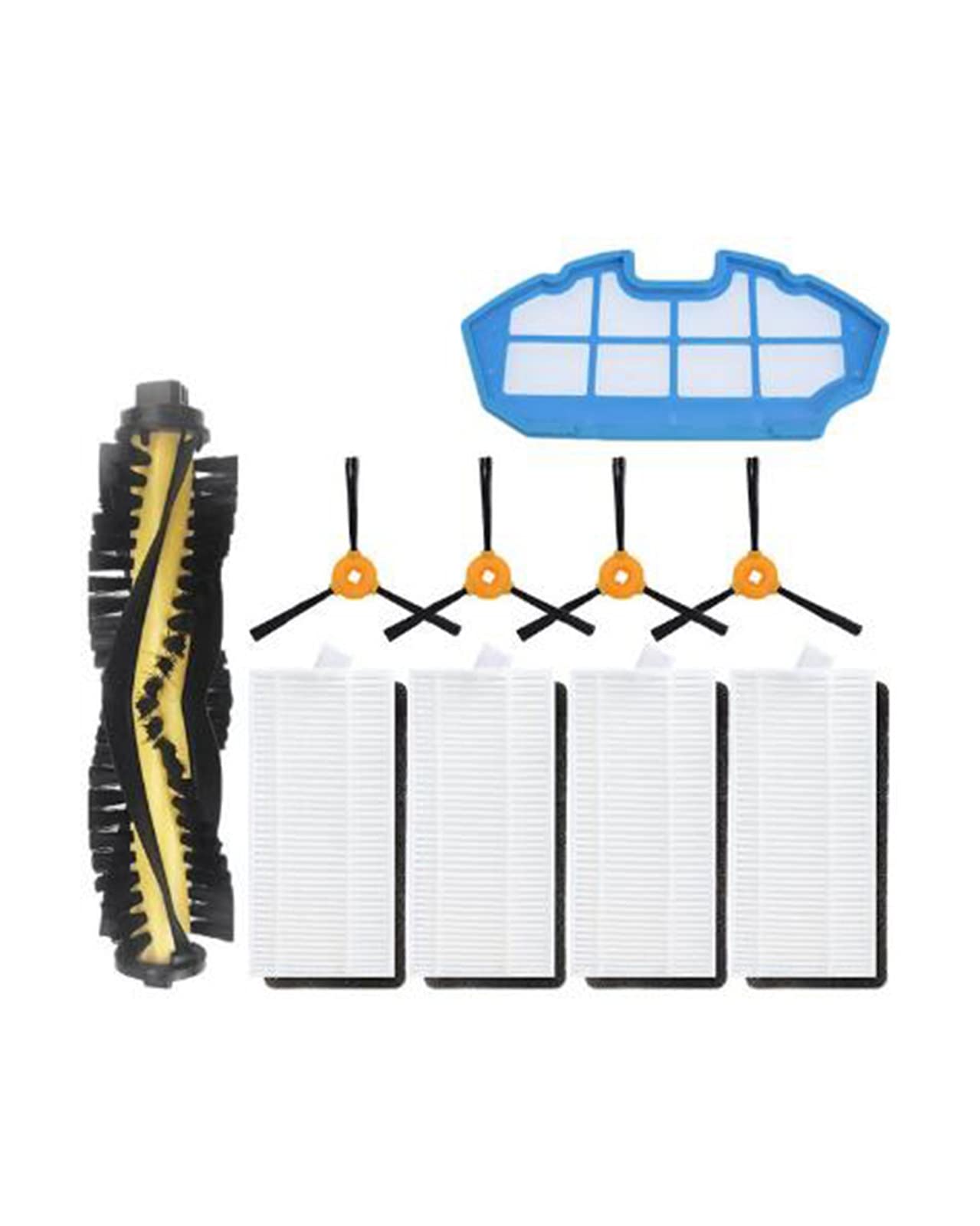 Vacuum Cleaner Replacement Parts for Ecovacs Deebot N79S/N79 & Eufy Robovac 11/11C | Compatible with CONGA EXCELLENCE 990 | Vacuum Accessories & Parts | Ideal for Home Cleaning & Maintenance