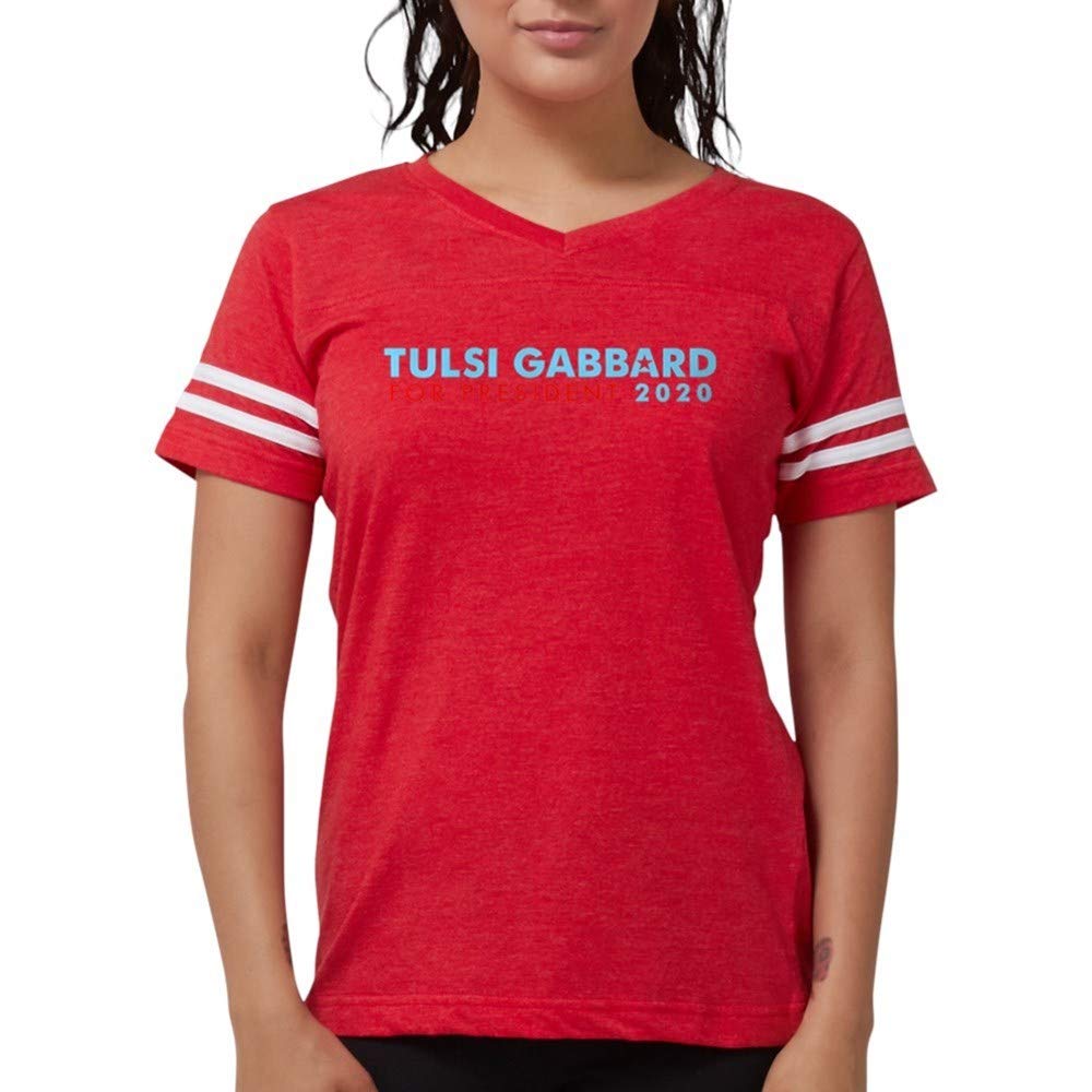 Tulsi Gabbard for President Women's Football Shirt - Support Women in Politics - Perfect for Campaign Events & Football Games