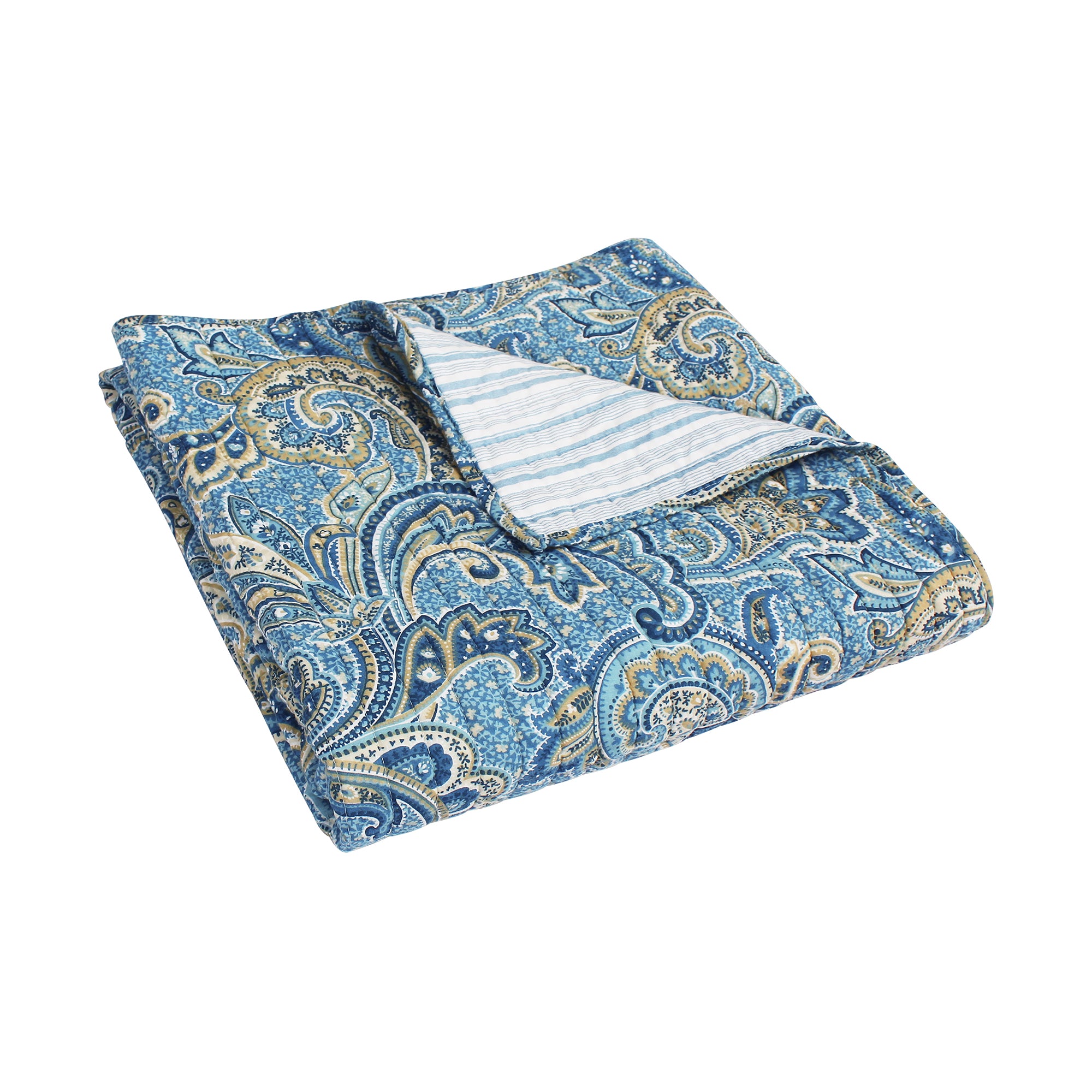 Kimpton Quilted Throw Blanket - Ultra Soft & Cozy Bedspread for Couch, Sofa, or Bed - Perfect for Home Decor, Living Room, and Gift Giving