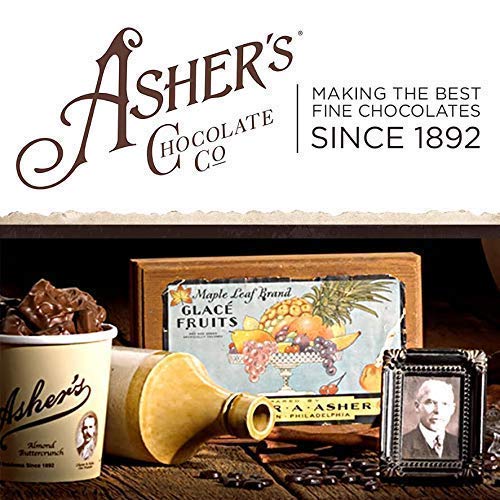 Asher's Premium Chocolate Coated Easter Eggs - Kosher Milk Chocolate & Peanut Butter Meltaway - Small Batch Handcrafted Chocolates Since 1892 - 24pc Spring Gift Box for Easter Celebrations, Holiday Parties & Family Gatherings