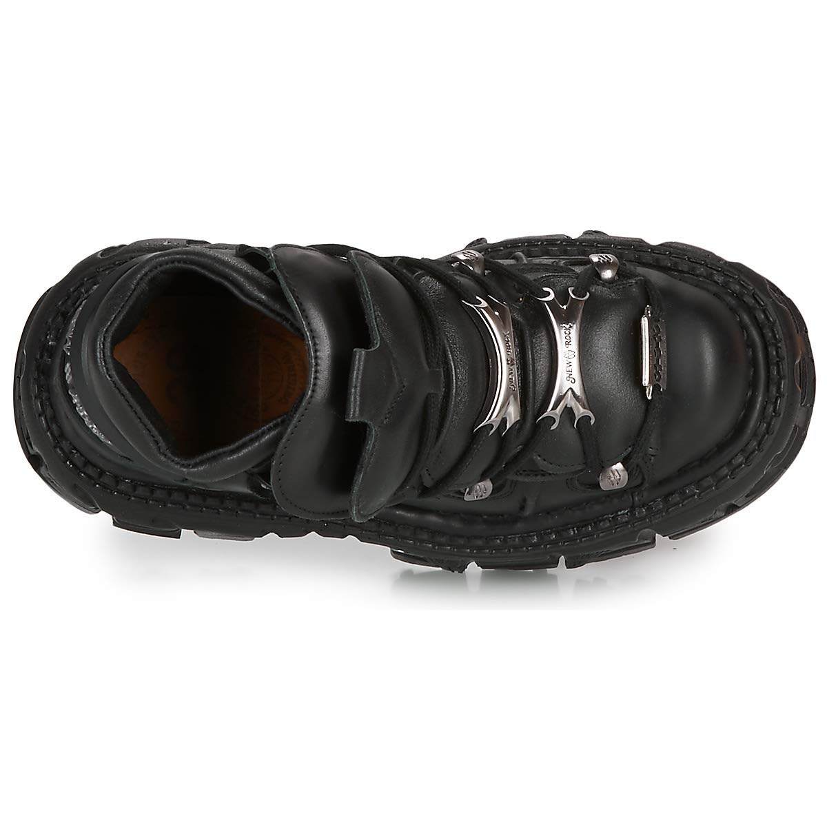 New Rock M-Tank106-C1 Unisex Platform Boots for Men & Women - Gothic Punk Style, Comfortable & Durable for Concerts, Parties & Everyday Wear