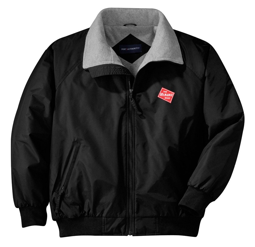 Milwaukee Road Embroidered Jacket with Front Logo - Vintage Railroad Apparel for Men & Women - Perfect for Train Enthusiasts, Outdoor Adventures & Casual Wear [08]