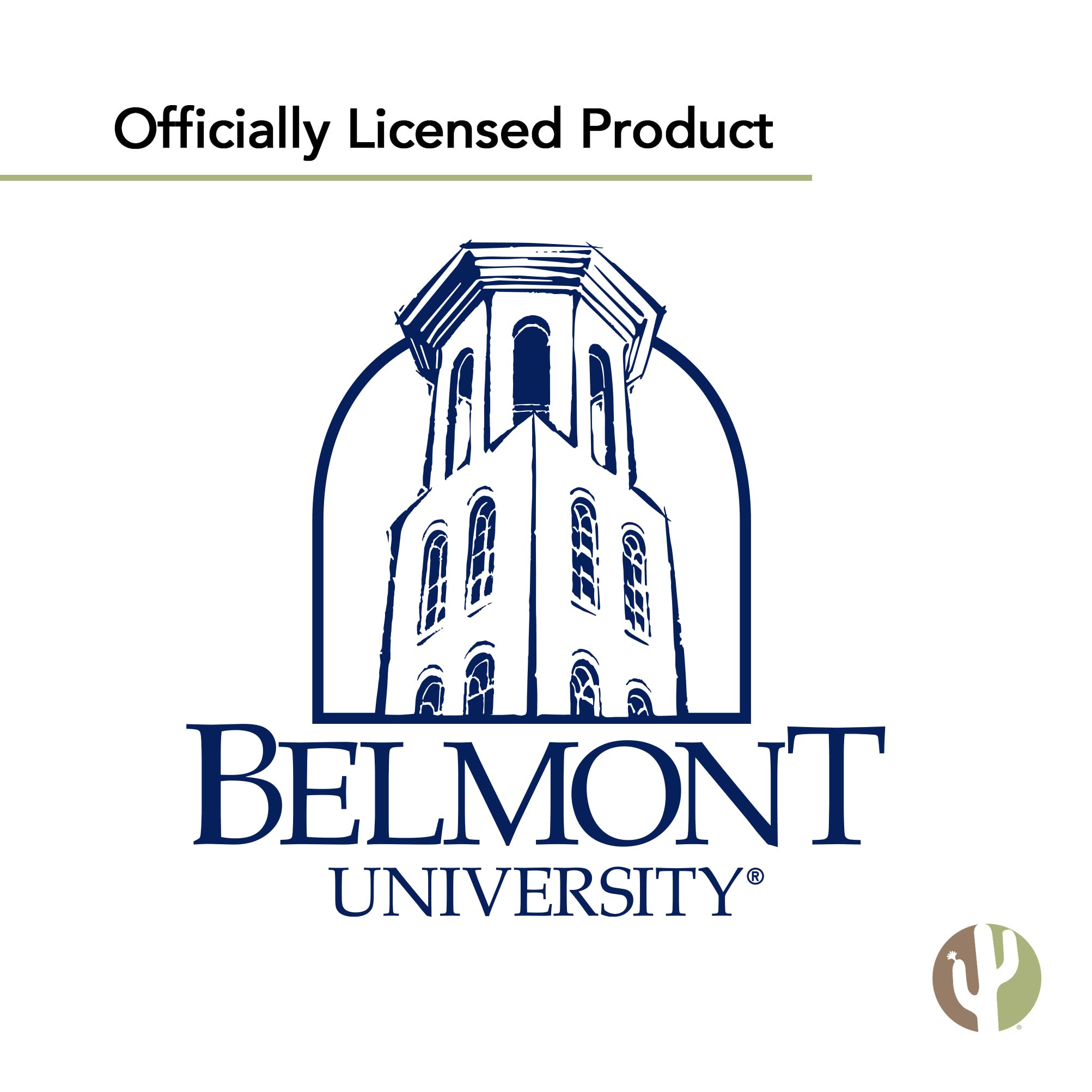 Desert Cactus Belmont University Bruins Vinyl Decal Sticker - Waterproof Laptop, Water Bottle, Car, Scrapbook Decoration - Perfect for Basketball Fans, School Spirit & DIY Projects