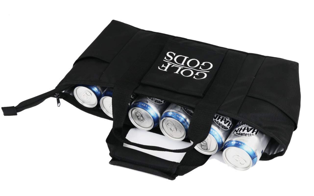 Golf Gods Secret Beer Cooler Bag - Insulated Golf Cart Cooler for Cold Drinks on the Course | Perfect for Golf Outings, Tailgating & Outdoor Events