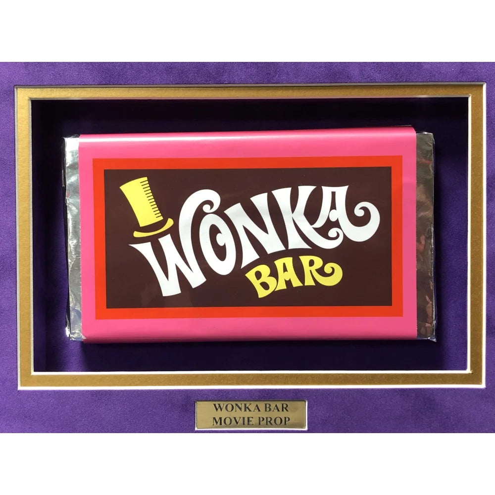 Authentic Gene Wilder as Willy Wonka Signed Golden Ticket 8x10 Framed Collage - PSA/DNA Certified Autograph - Perfect for Movie Memorabilia Collectors & Charlie and the Chocolate Factory Fans