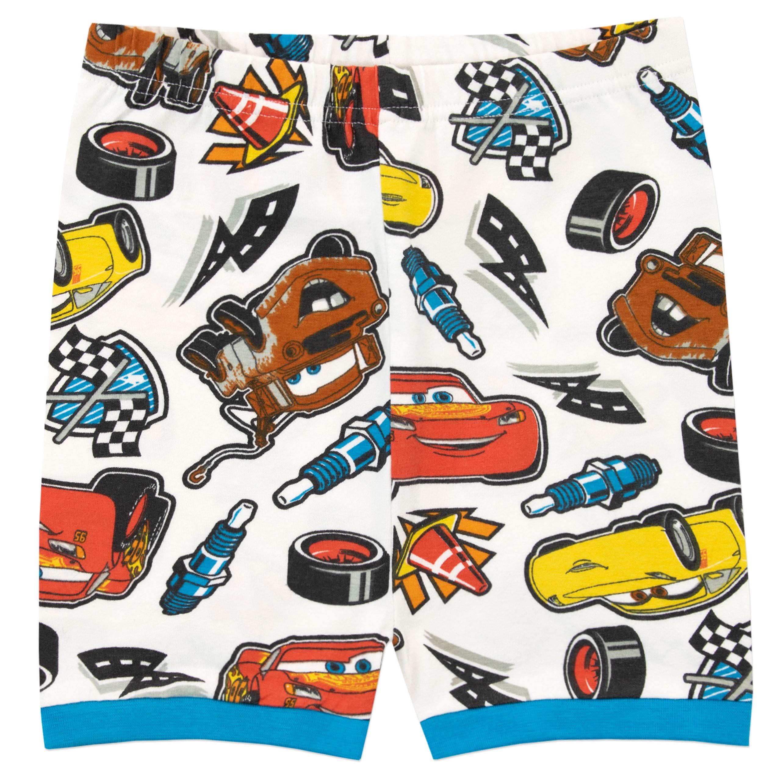 Disney Cars Lightning McQueen Boys Pajama Set - Short Sleeve Sleepwear for Kids | Perfect for Birthday Gifts, Sleepovers & Movie Nights