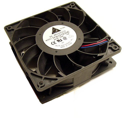 Delta TFB1212GHE-F00 120x120x38mm High-Speed Cooling Fan - Extreme Airflow for PC, Server, and Gaming Rig Cooling Systems