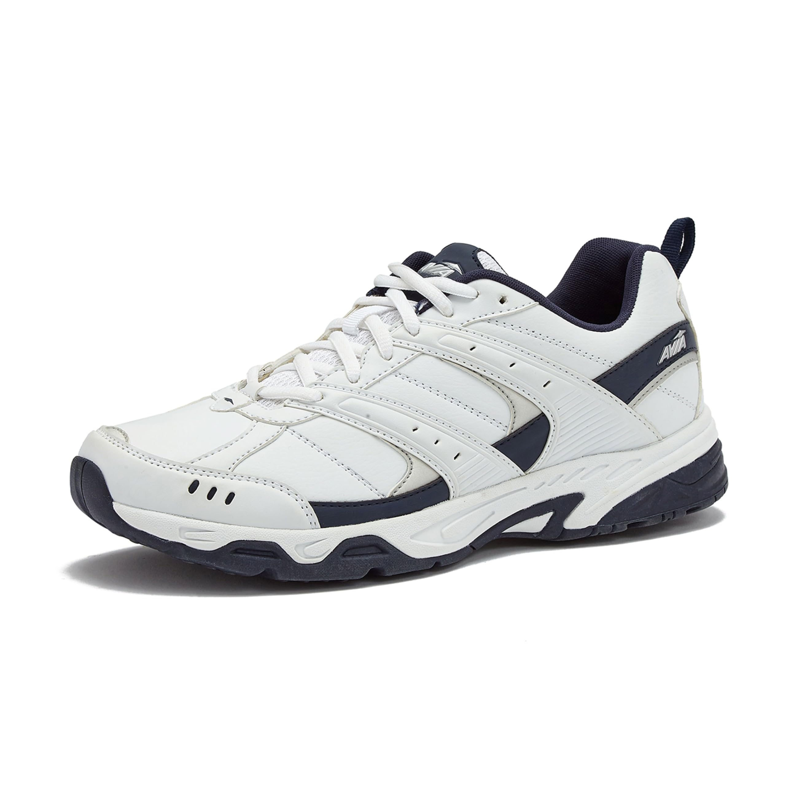 Avia Avi-Verge Men's Athletic Shoes - Breathable Cross Training Sneakers for Tennis, Pickleball & Walking | Wide Width Options (Size 7-16) | Perfect for Gym Workouts, Court Sports & Casual Wear