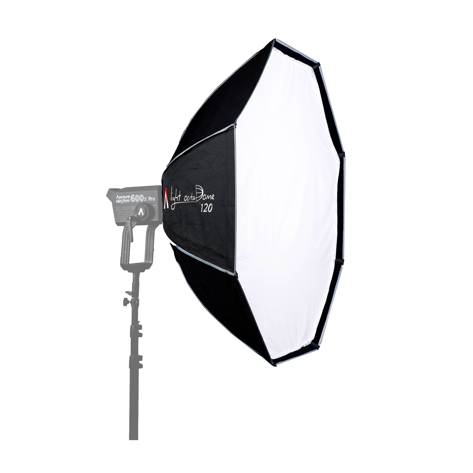 Aputure Light OctaDome 120 Bowens Mount Octagonal Softbox with Grid - Professional Photography Lighting for Studio & Portrait Shoots