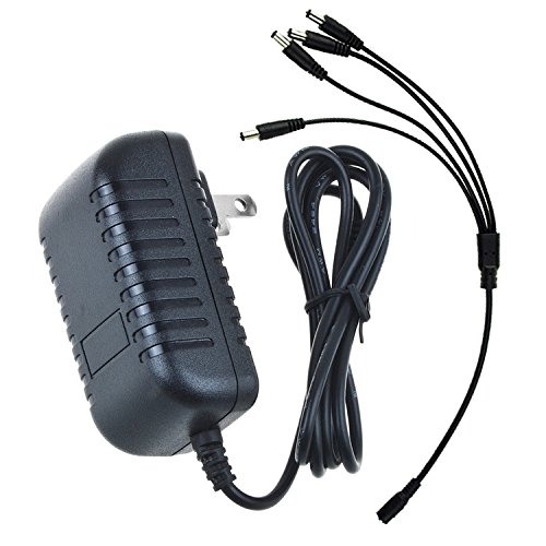 Lorex LH030 ECO Blackbox 3 Series LH03162TC10PM 4-in-1 AC/DC Power Adapter for 4-Pack Surveillance DVR Cameras - Replacement Power Supply Cord for Home & Business Security Systems