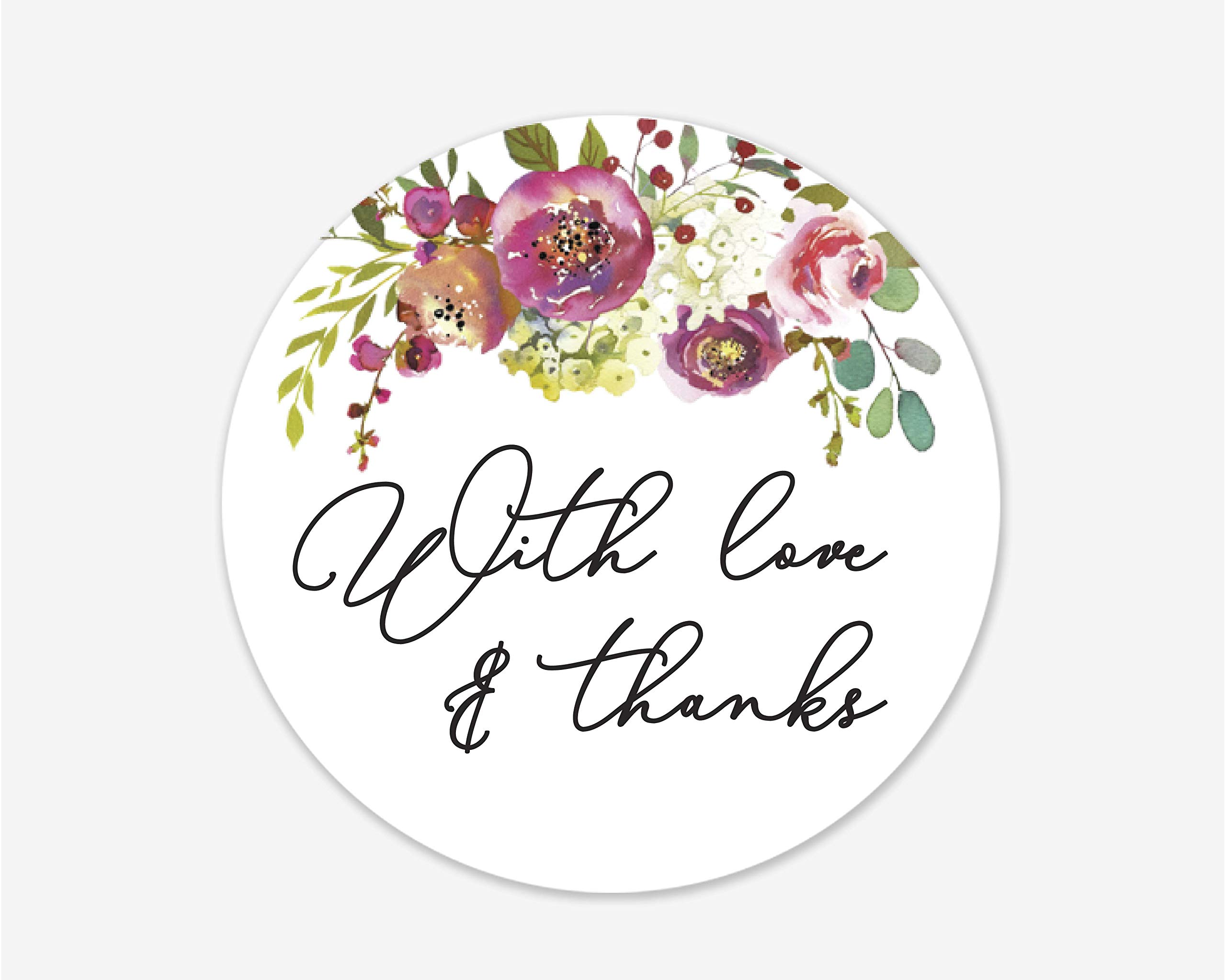 Wedding Stickers - Bridal Shower Favors & Thank You Labels for Events