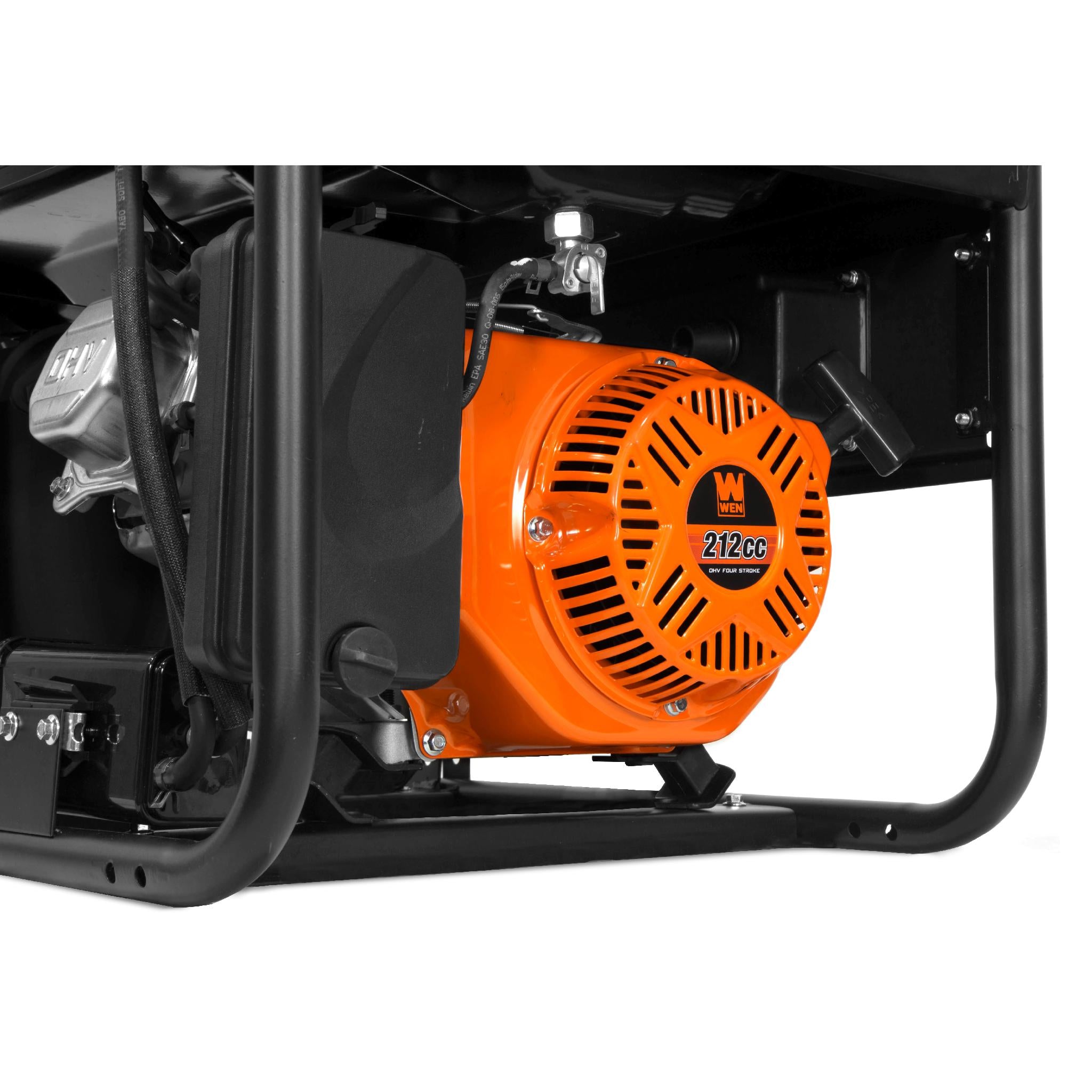 WEN GN4500 4500W Portable Generator with 212cc Engine - CARB Compliant, Transfer Switch & RV Ready for Home Backup & Outdoor Power