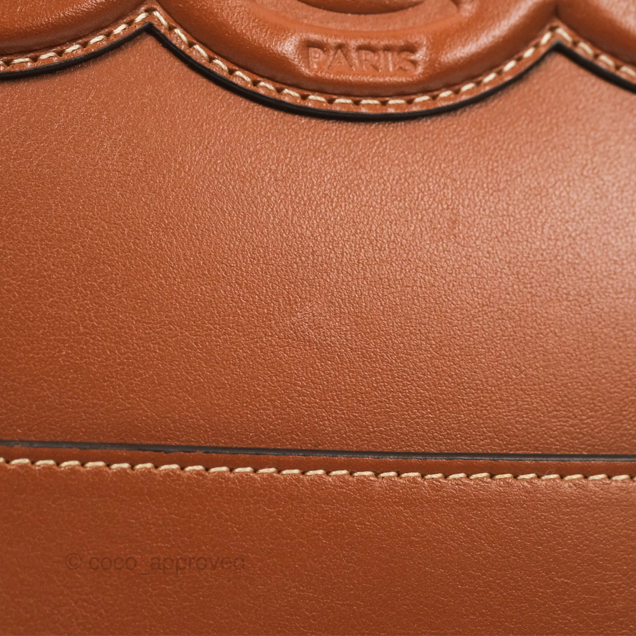 Celine Small Bucket Bag in Genuine Calfskin Leather - Triomphe Tan Crossbody Purse for Women | Perfect for Work, Travel & Everyday Use