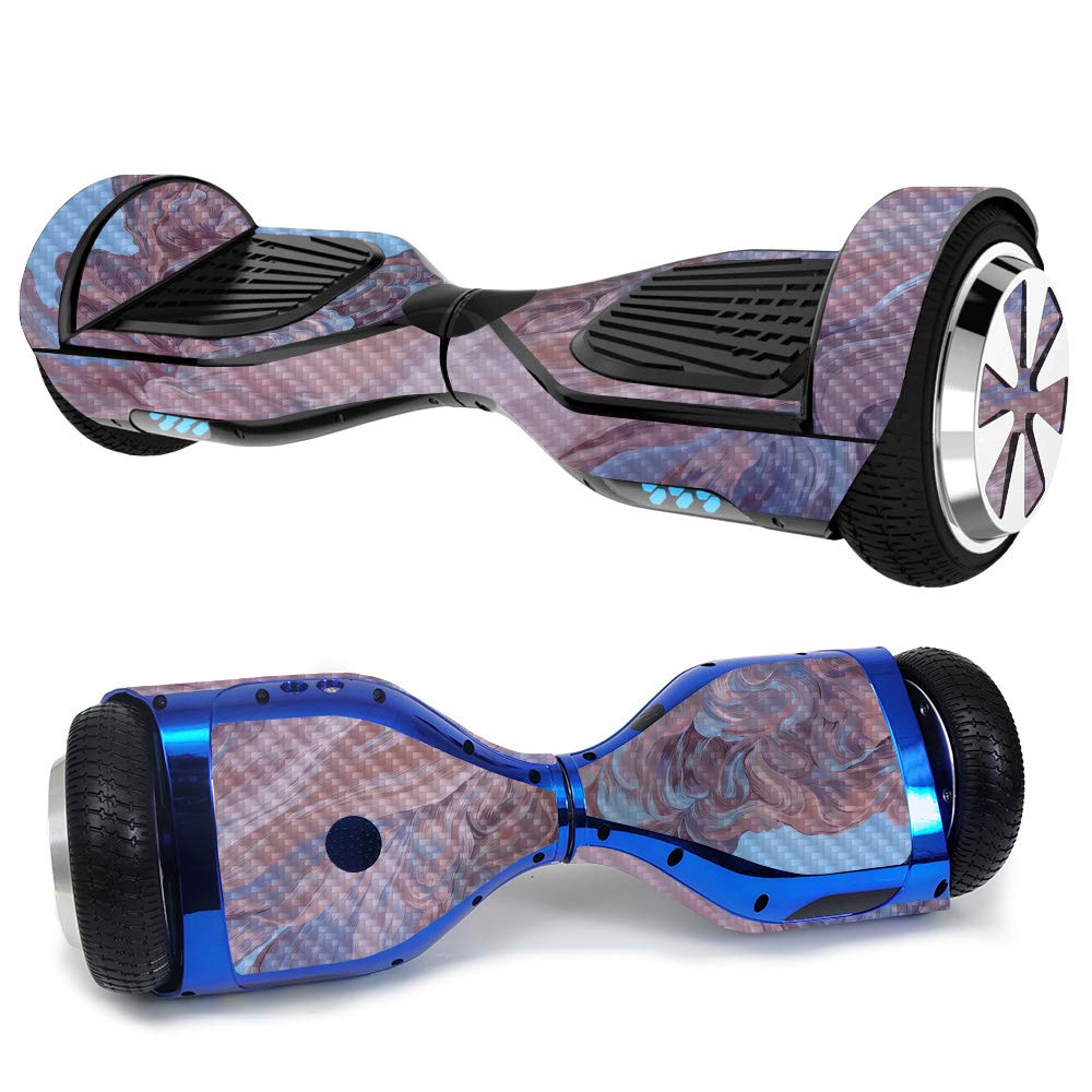 MightySkins Carbon Fiber Hoverboard Skin - Durable & Easy to Apply for Outdoor Fun