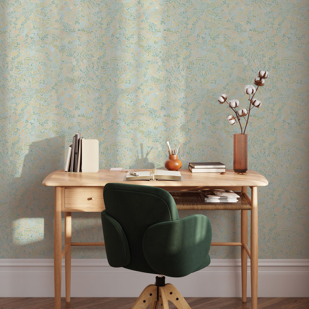 Brushstroke Garden Peel and Stick Wallpaper - Self-Adhesive Floral Wall Mural for Home Decor | Perfect for Bedroom, Living Room & Nursery Renovation