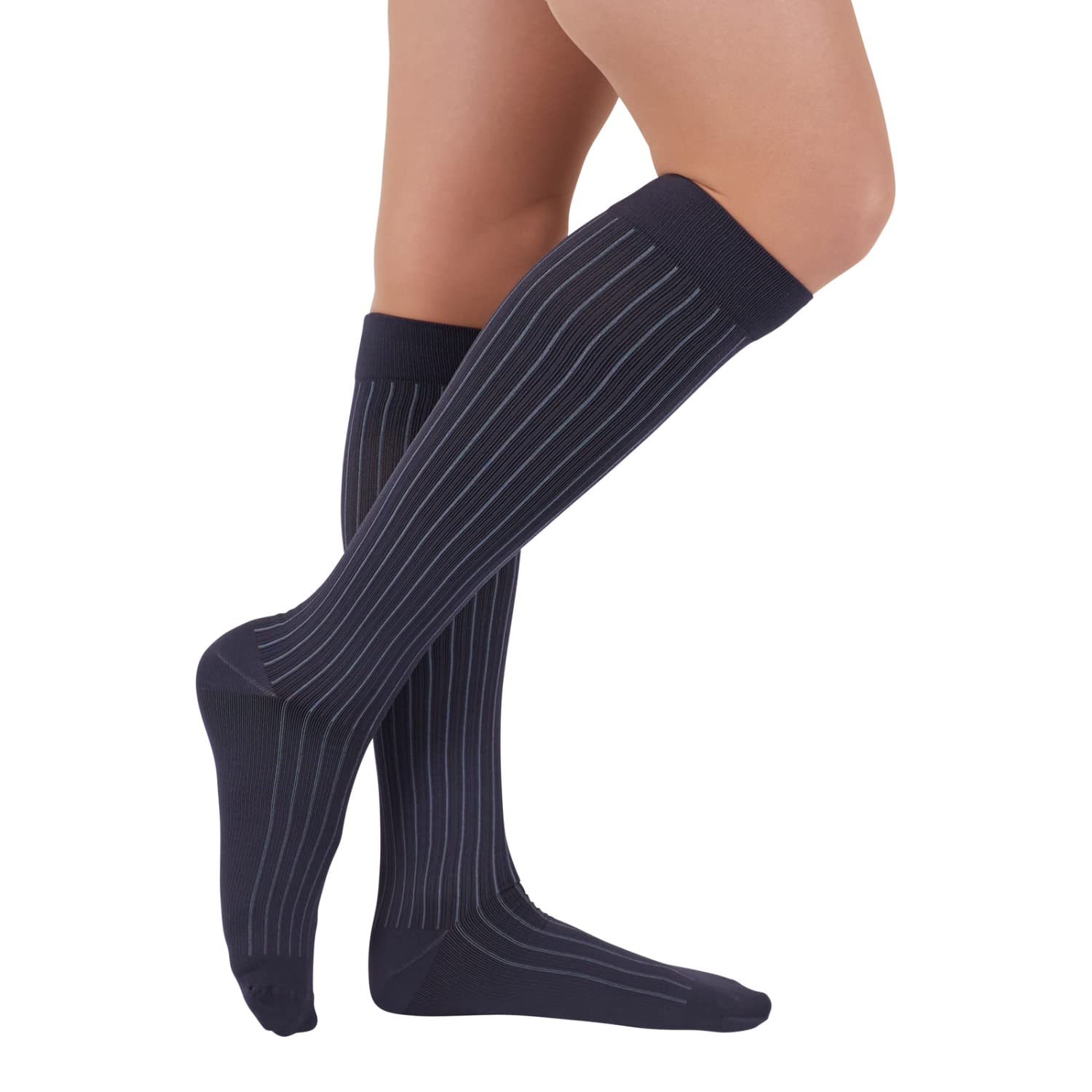 Freedom 20-30 mmHg Knee High Compression Socks for Men & Women - Circulation Support, Running, Travel & Work - Comfortable Long Socks for Nurses, Athletes & Daily Use