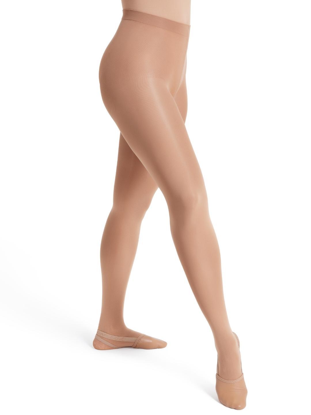 Capezio Adult Soft Waist Transition Tight - Ballet Dance Tights for Women & Girls - Comfortable Stretch Fabric for Ballet, Jazz, and Contemporary Dance Classes