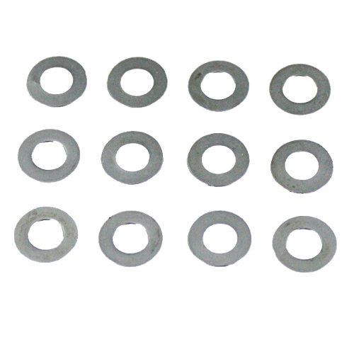 Redcat Racing 12-Piece 5.2x10x0.2mm Metal Washers Kit - Durable Spacers for RC Cars, Trucks & Off-Road Vehicles - Perfect for Maintenance, Upgrades & DIY Repairs