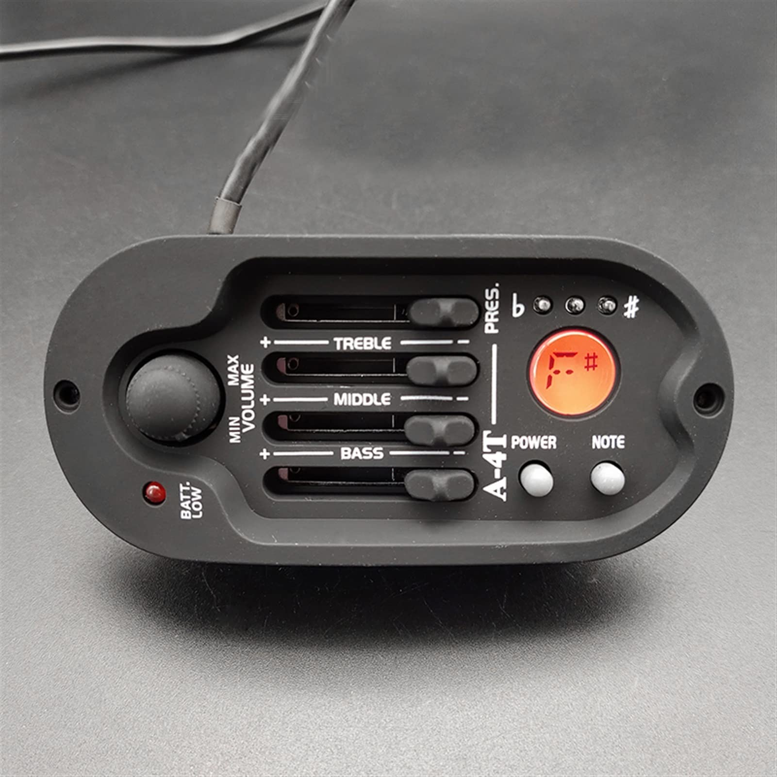 TSTS 4-Band EQ Acoustic Guitar Preamp Pickup with LCD Tuner - Professional Piezo Pickup & Equalizer for Enhanced Sound | Perfect for Live Performances & Studio Recording