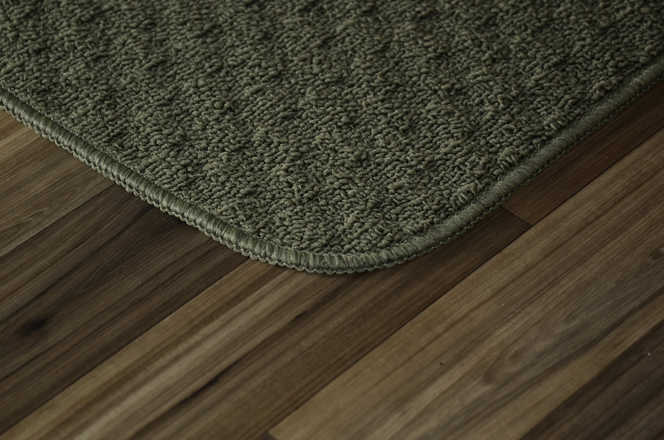 Garland Rug Town Square Area Rug 24x40 Inches Sage Green - Perfect for Living Room, Bedroom & Entryway Decor