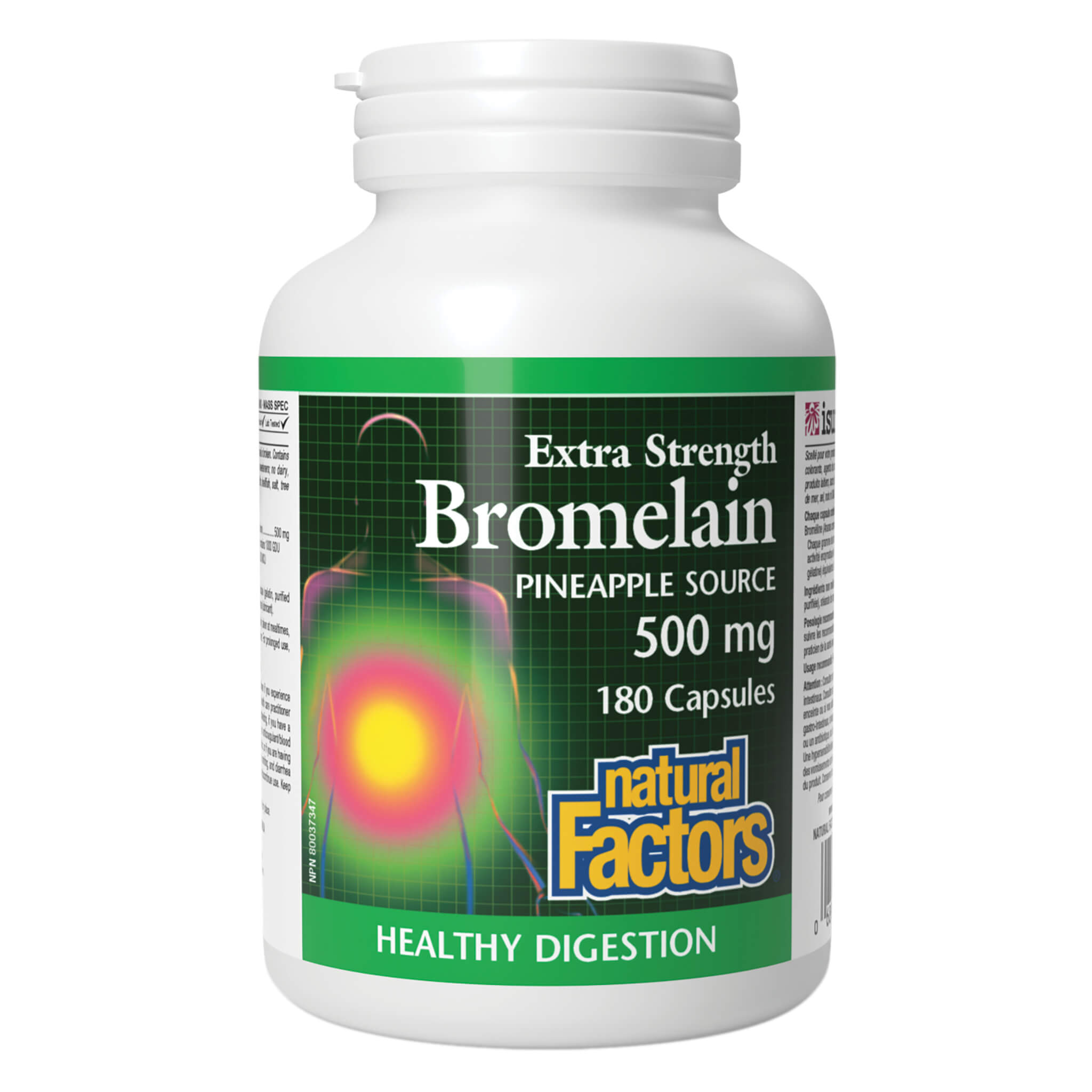Bromelain Extra Strength 500mg - Premium Pineapple Enzyme Supplement for Digestion & Inflammation Relief - Supports Joint Health & Immune System - Ideal for Post-Workout Recovery & Digestive Wellness