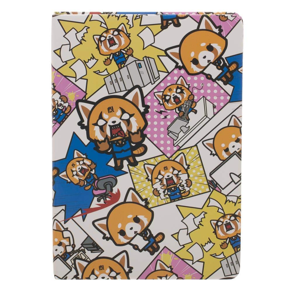 Aggretsuko Anime Stationery Set - Cute Sanrio Notebook, Pens & Stickers for Office, School & Gift Giving - Perfect for Fans & Collectors