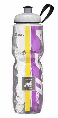 Polar Bottle Team Sport 24oz (710mL) Insulated Water Bottle - BPA Free, Leak Proof, Durable for Cycling, Running, Gym & Outdoor Activities