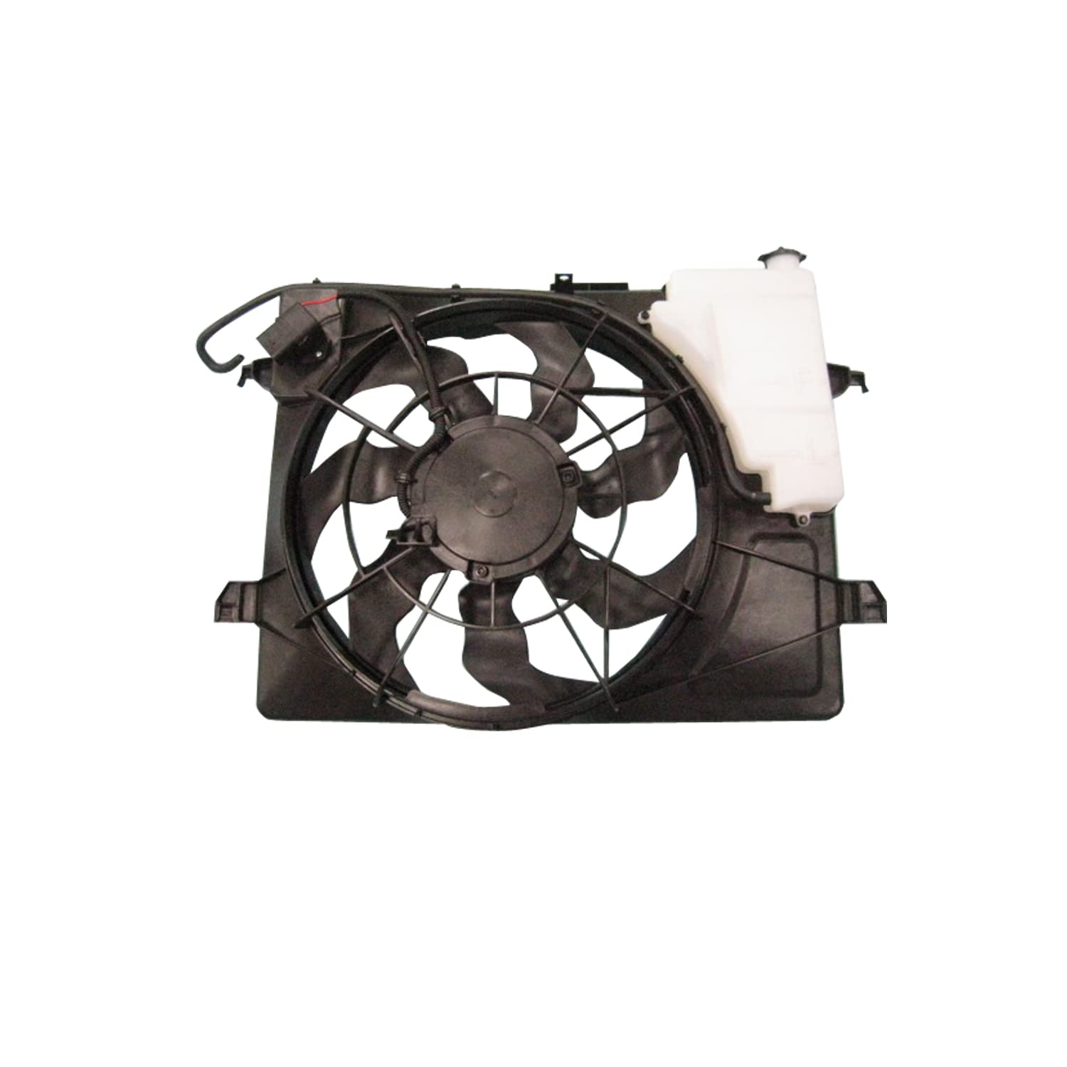 TYC 622280 Replacement Cooling Fan Assembly Compatible with Kia Forte 2014-2021 - Engine Radiator Cooling System Part for Optimal Performance in Hot Weather & Heavy Traffic