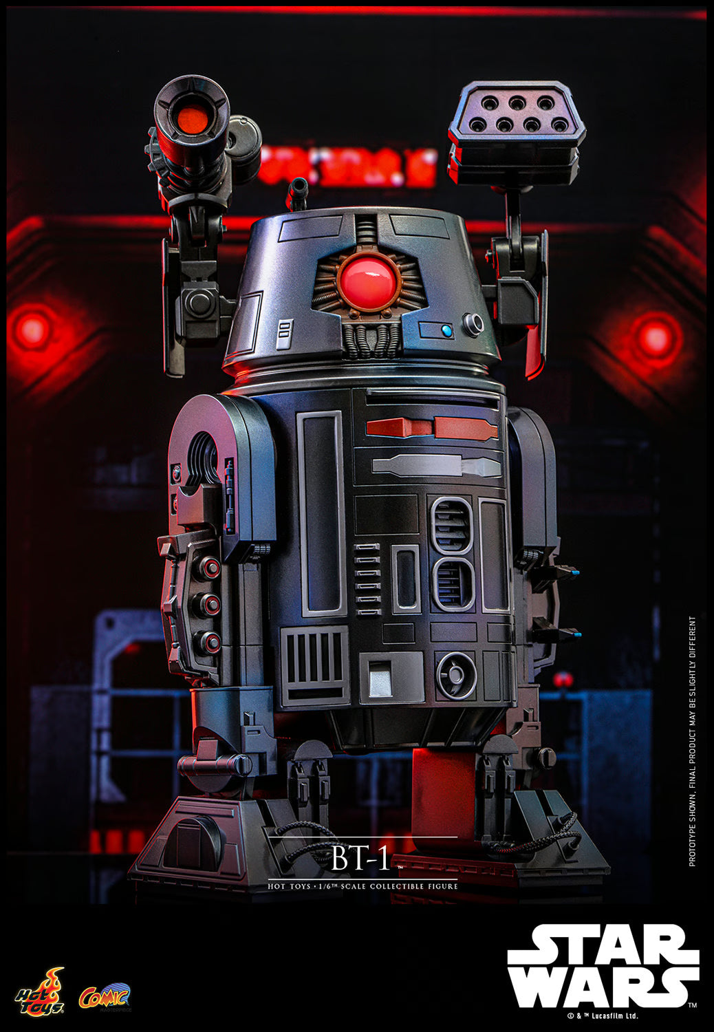 Hot Toys Star Wars: Darth Vader BT-1 Assassin Droid 1/6 Scale Collectible Action Figure - Perfect for Star Wars Fans, Collectors & Display in Home Office or Game Room