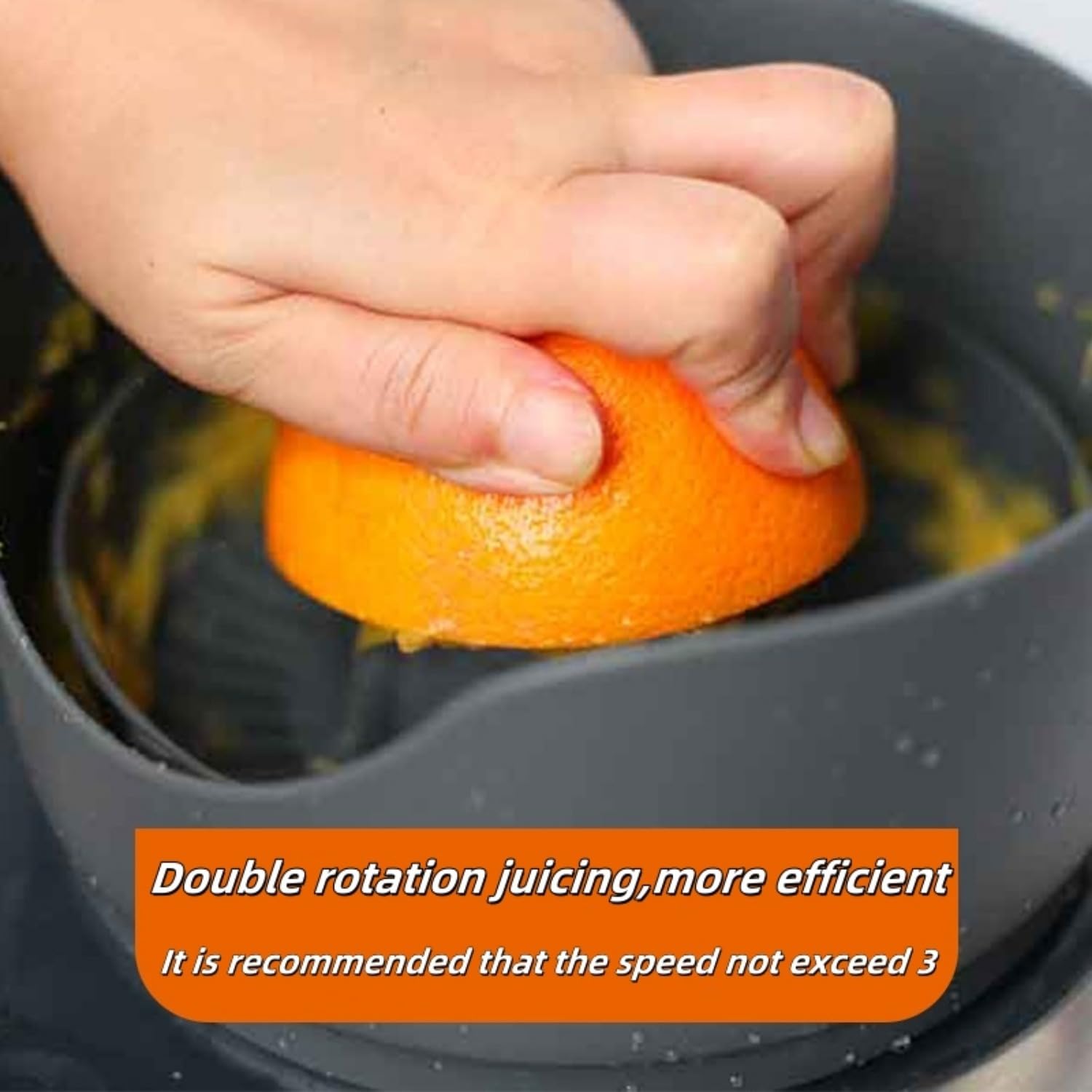 Rotary Orange Juicer for Thermomix TM5/TM6/TM31 - Manual Citrus Press Extractor with Pulp Separation - Perfect for Fresh Juice, Cocktails & Healthy Breakfasts