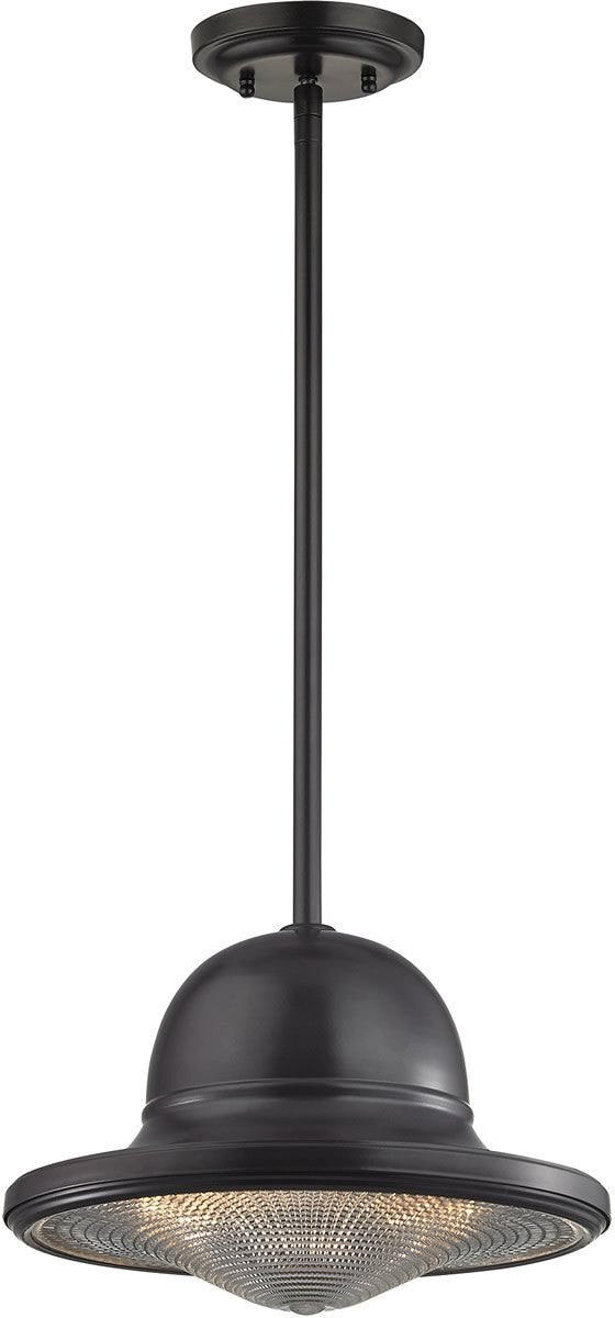 13W Single Light Pendant Fixture in Polished Chrome - Modern Ceiling Lighting for Kitchen, Dining Room, and Bedroom