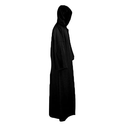 Halloween Costume Black Robe for Adults - Witch Vampire Gothic Cosplay Outfit | Perfect for Halloween Parties, Cosplay Events & Themed Gatherings
