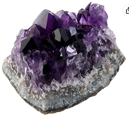 Natural Amethyst Crystal Cluster - Healing Stone for Stress Relief & Calmness | Meditation, Home Decor, Spiritual Gifts