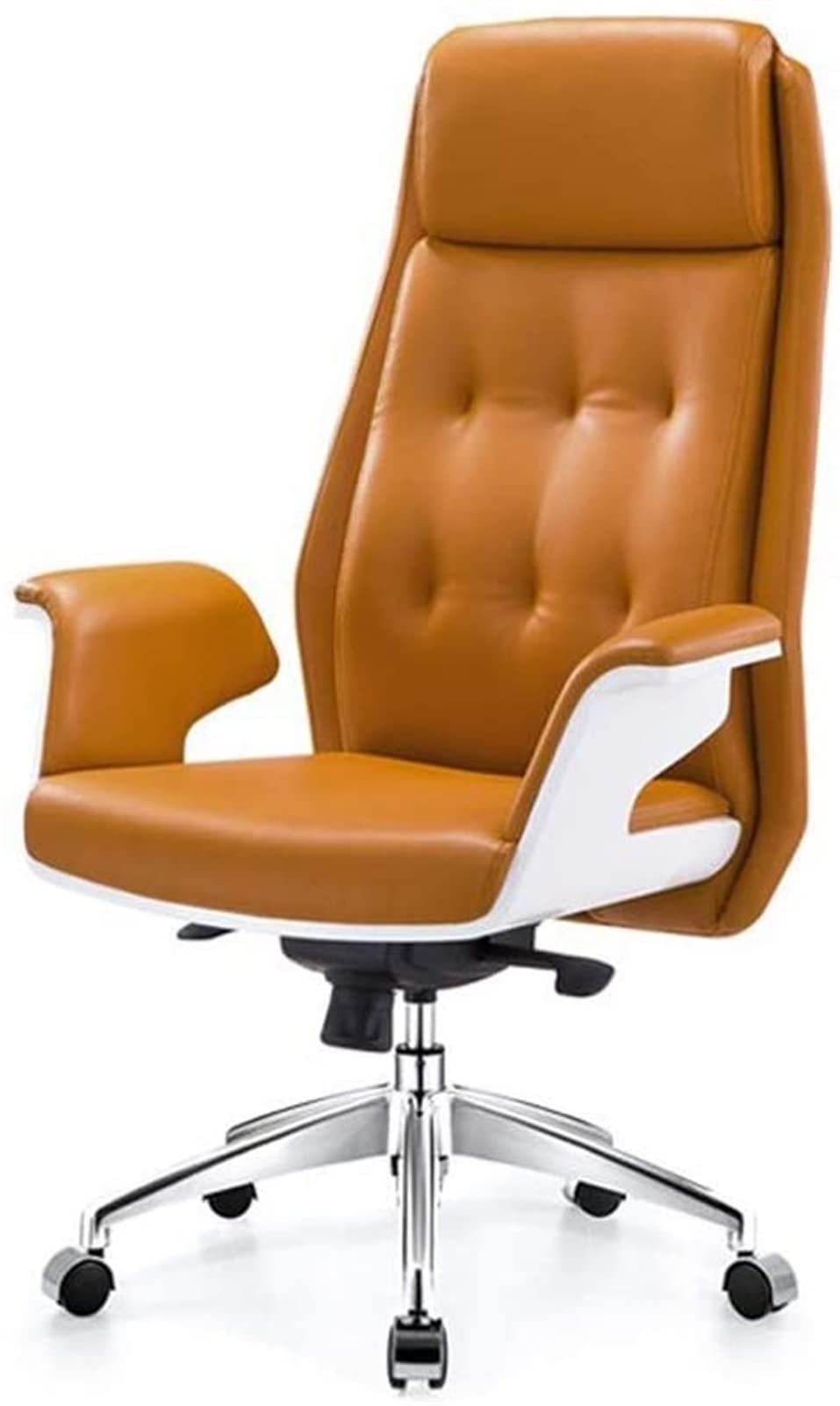 Premium Ergonomic Office Chair - Adjustable Leather Executive Desk Chair with Lift & Recline for Home & Conference Rooms - Perfect for Long Work Hours & Video Meetings