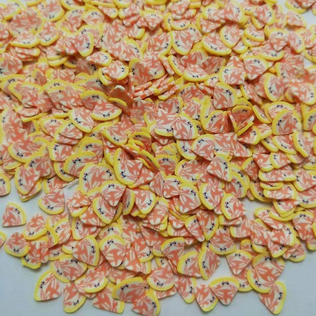 100g Polymer Clay Slices - Pizza Donut Cake Nail Art Decorations for DIY Crafts, Scrapbooking & Nail Art | Perfect for Jewelry Making, Home Decor & Gift Wrapping
