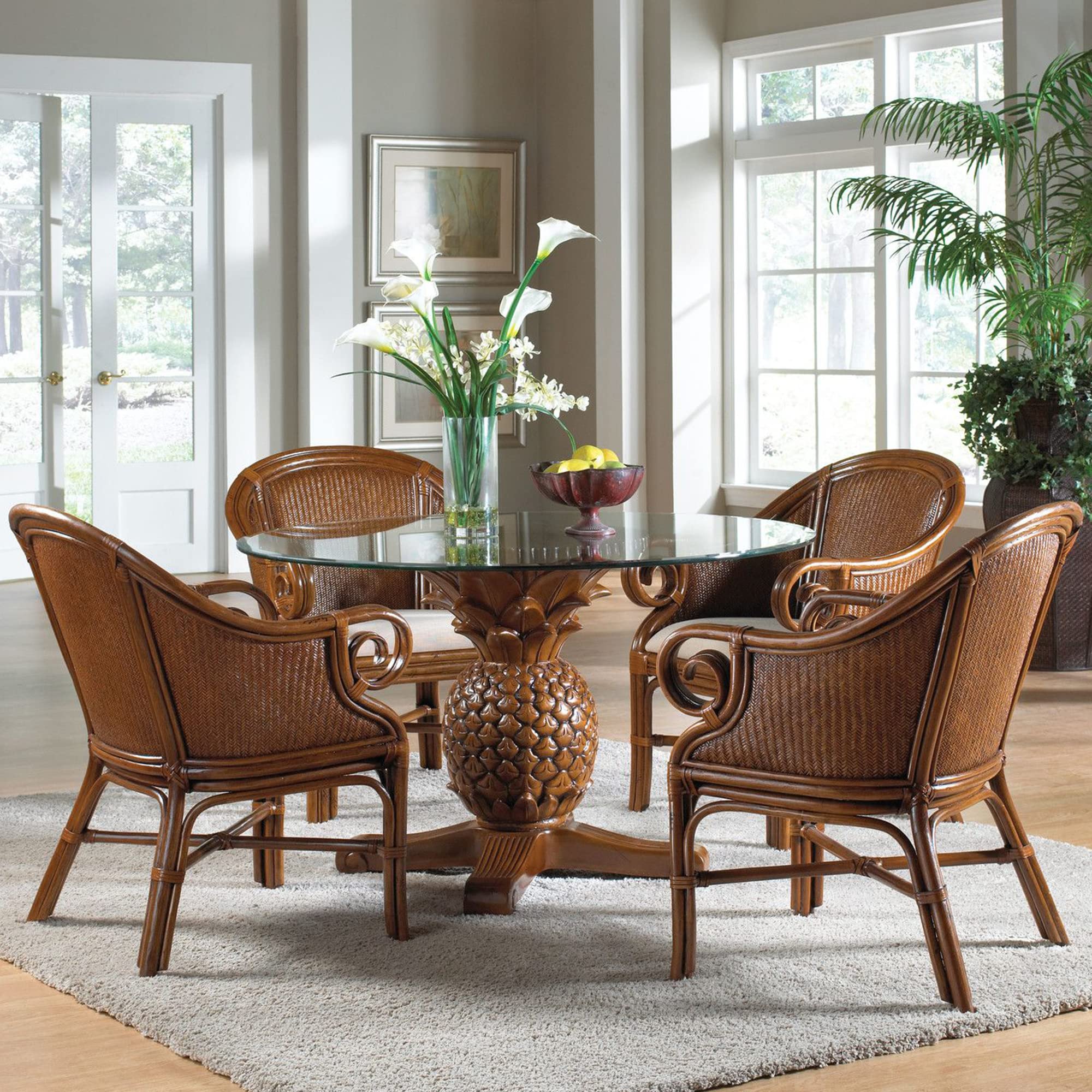 42 Inch Round Tempered Glass Table Top - 3/8