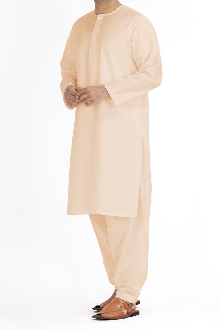 Beige Inner Suit for Women - Modest Islamic Abaya Lining by J. Junaid Jamshed - Perfect for Prayer, Daily Wear & Special Occasions