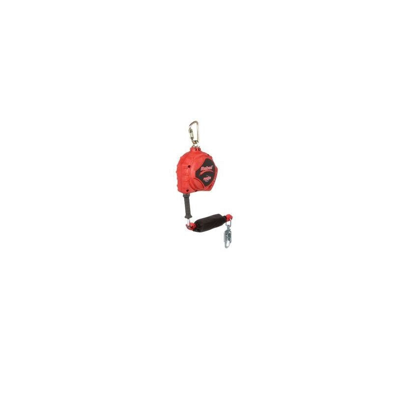 3M 20ft Self Retracting Safety Lanyard with Shock Absorber - Fall Protection Equipment for Construction, Roofing & Window Cleaning | OSHA Compliant Safety Gear for Workers at Heights