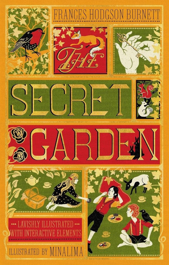 The Secret Garden by Frances Hodgson Burnett - MinaLima Illustrated Edition | Classic Children's Book for Home Reading & Gift Giving