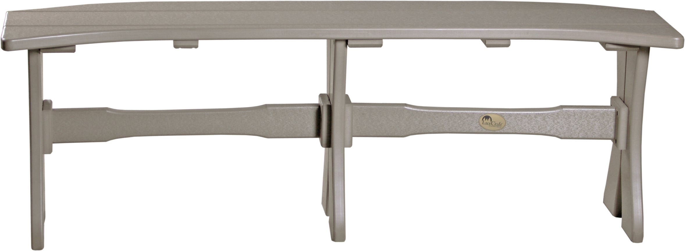 LuxCraft 52-Inch Solid Wood Dining Table Bench - Rustic Farmhouse Style Seating for Kitchen, Dining Room & Outdoor Patio Furniture