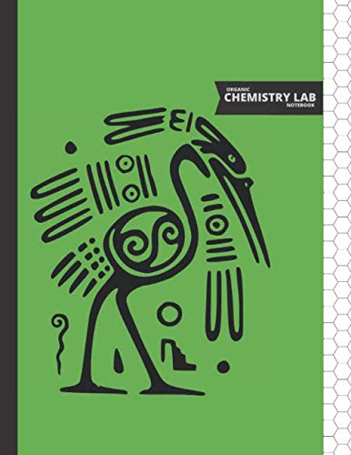 Organic Chemistry Lab Notebook with Hexagonal Graph Paper - 100 Pages, 8.5x11 Inches - Perfect for Biochemistry & Science Students - Durable Ostrich Cover Design - Ideal for Lab Experiments, Research Notes & Academic Studies