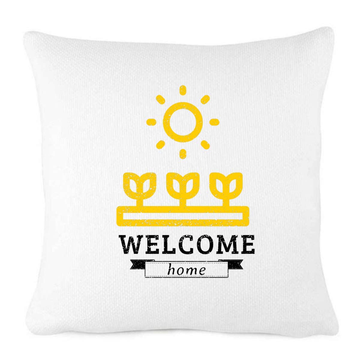 Farmhouse Vintage Throw Pillow Cover - Sunflower & Floral Decor for Cozy Home Décor | Perfect for Living Room, Bedroom & Porch