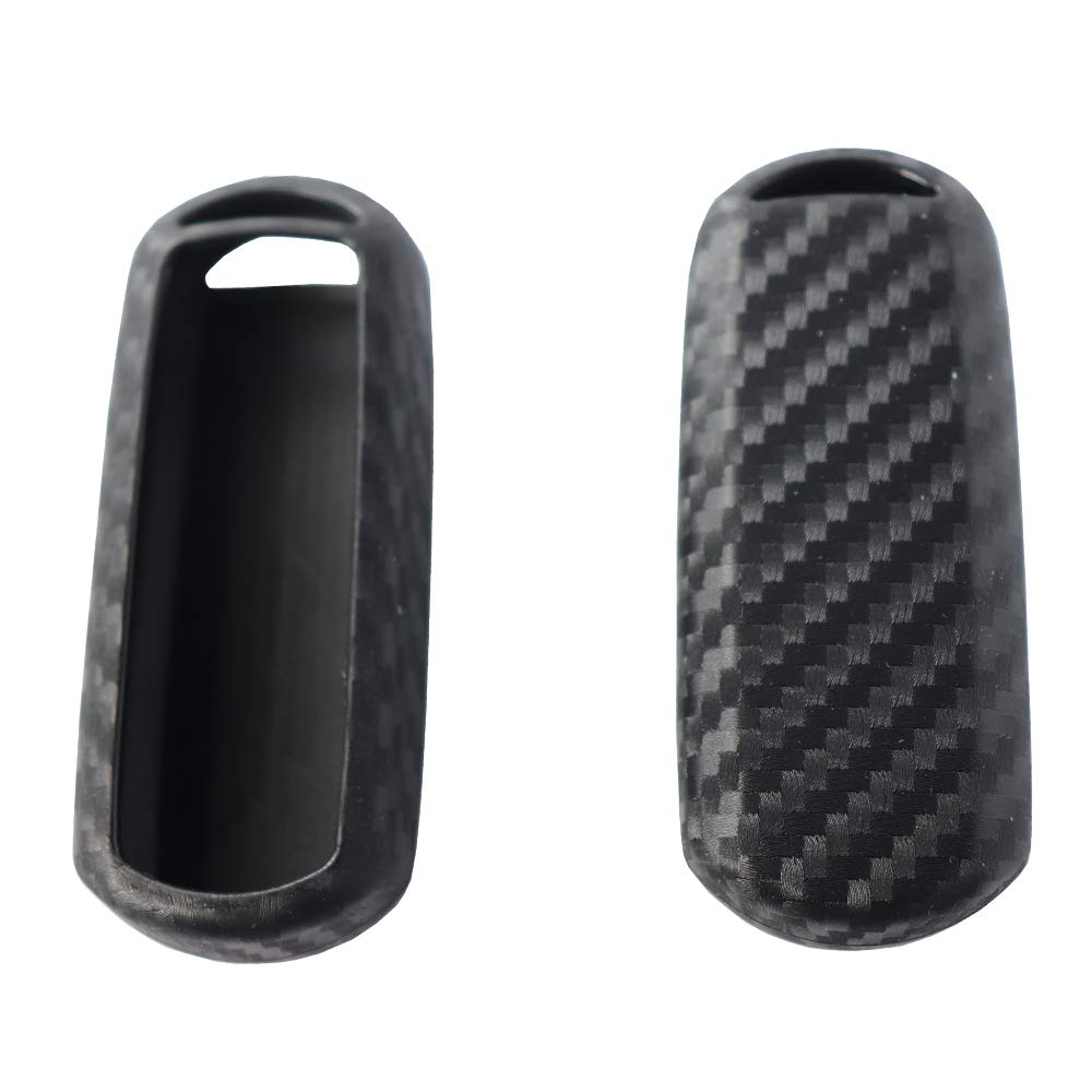 2-Pack Carbon Fiber Key Case for Mazda MX-5/CX-3/5/9 - Durable Car Key Cover for Smart Fobs