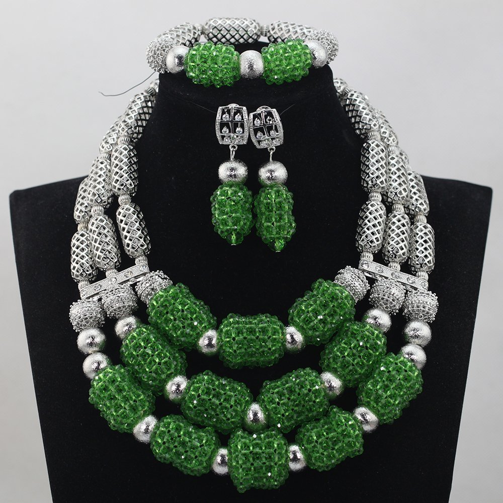 Red Beads Statement Necklace Set for Women | African Nigerian Beaded Jewelry | Dubai Gold Wedding Necklace | Perfect for Bridal, Cultural Events & Special Occasions
