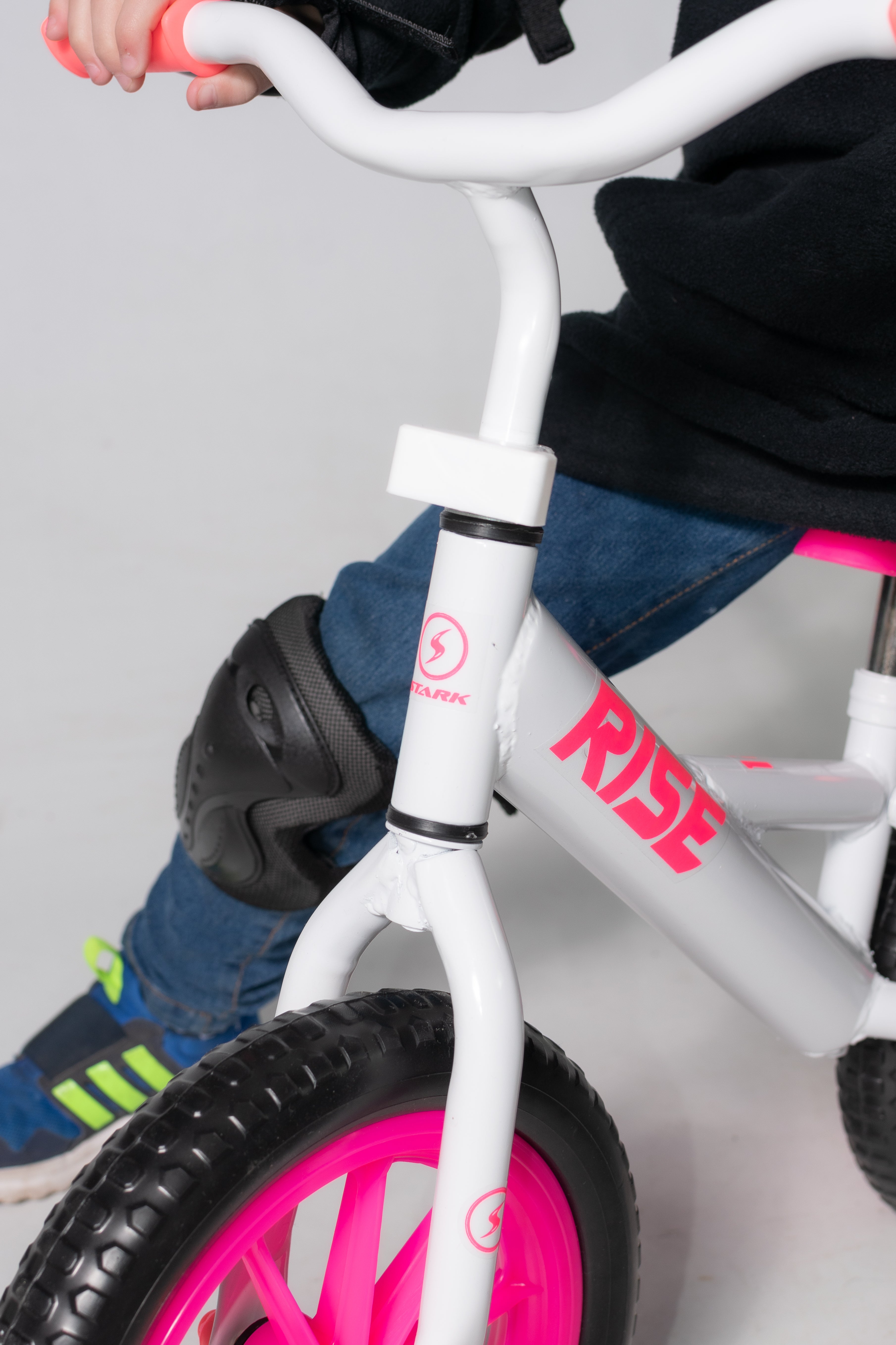 12 Inch Kids Bike with Training Wheels - Pink Rise Power Bicycle for Boys & Girls - Perfect for Backyard Rides, Neighborhood Cruising & Learning to Cycle