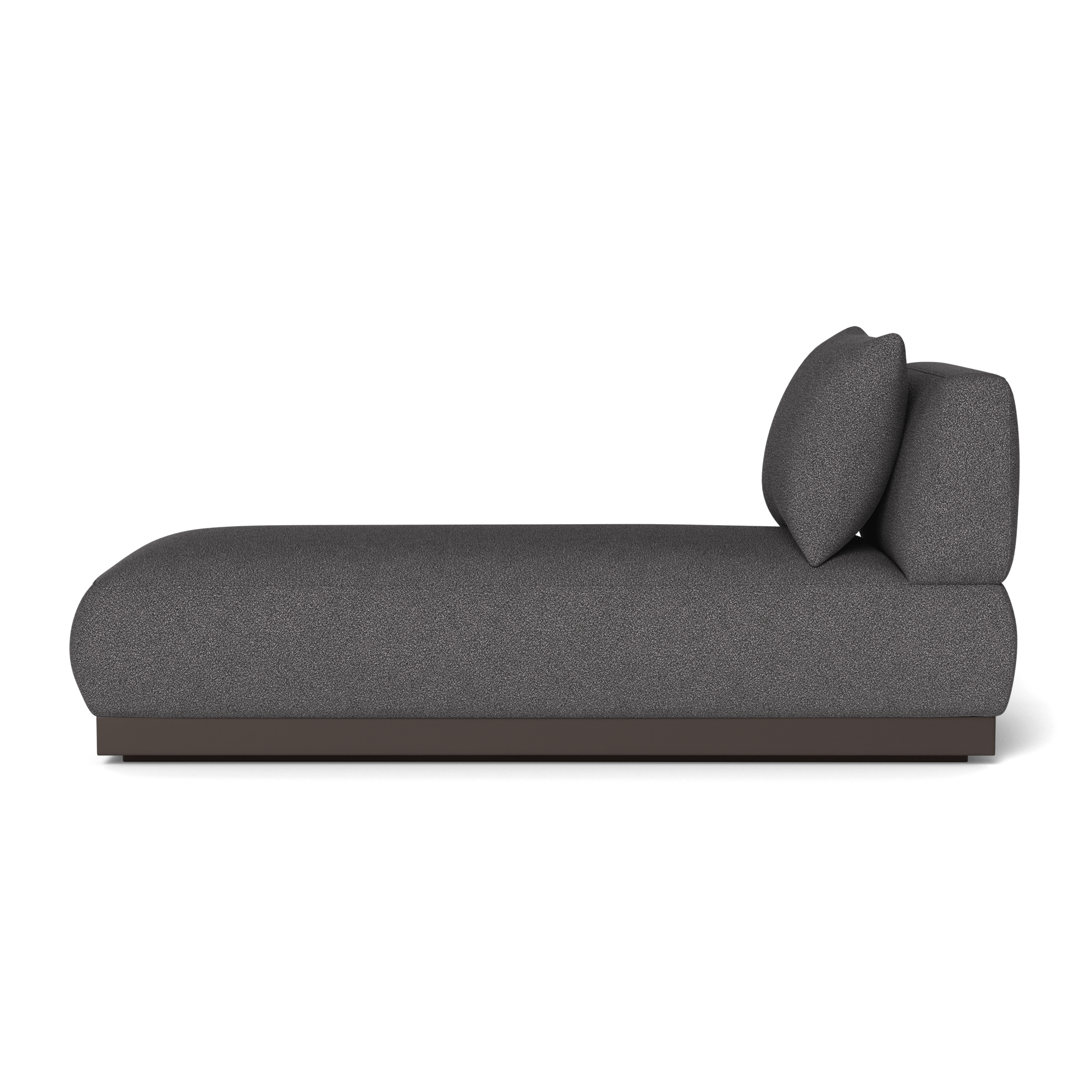 Luxury Amalfi Armless Chaise Lounge Chair - Modern Accent Furniture for Living Room, Bedroom, or Patio - Perfect for Relaxing, Reading, and Sunbathing