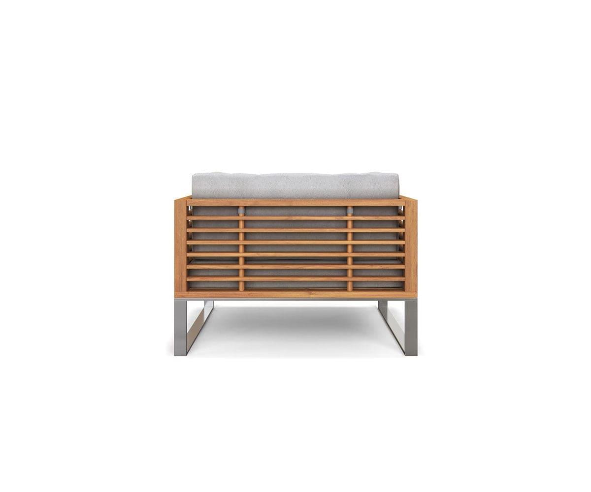 Playa Mar Outdoor Armchair - Waterproof Wicker Patio Lounge Chair with Cushion - Perfect for Poolside, Garden, and Backyard Relaxation